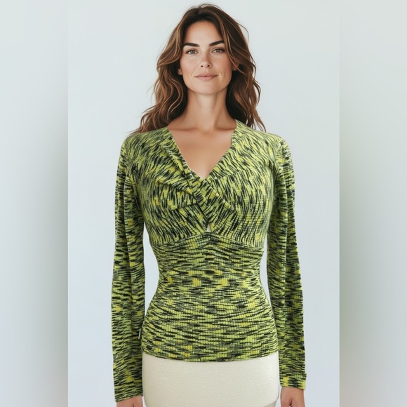 Circus NY by Sam Edelman NWT Twisted Front Long Sleeve Knit Top med - Picture 11 of 11